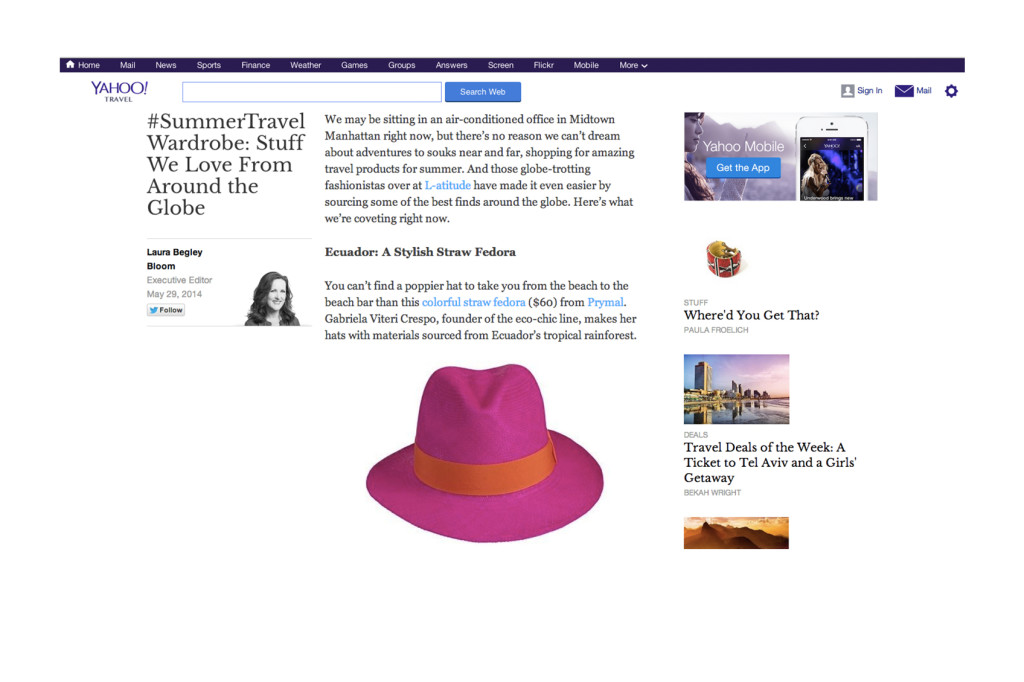 Yahoo Travel – May 2014